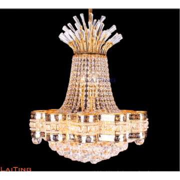 Hotel dekorative kleine goldene Kristall Anhänger Kronleuchter Beleuchtung LT-78152